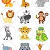 Jungle Animals Edible Cake Topper