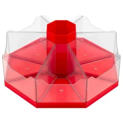 Junior Learning® Classroom Caddie Red Octagonal Storage System