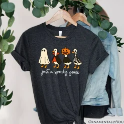 Just a Spooky Goose T-Shirt, Funny Halloween Costumes Tee