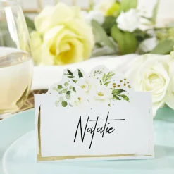 Kate Aspen® Botanical Garden Tent Place Card, 100ct.