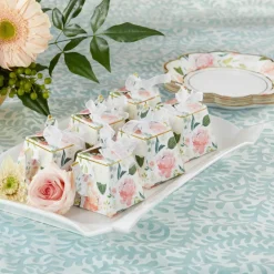 Kate Aspen® Brunch Floral Teapot Favor Box Set, 24ct.