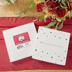 Kate Aspen® Burgundy Blush Floral Collapsible Card Box