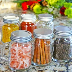Kate Aspen® 12oz. Mason Jar Mug with Lid, 12ct.