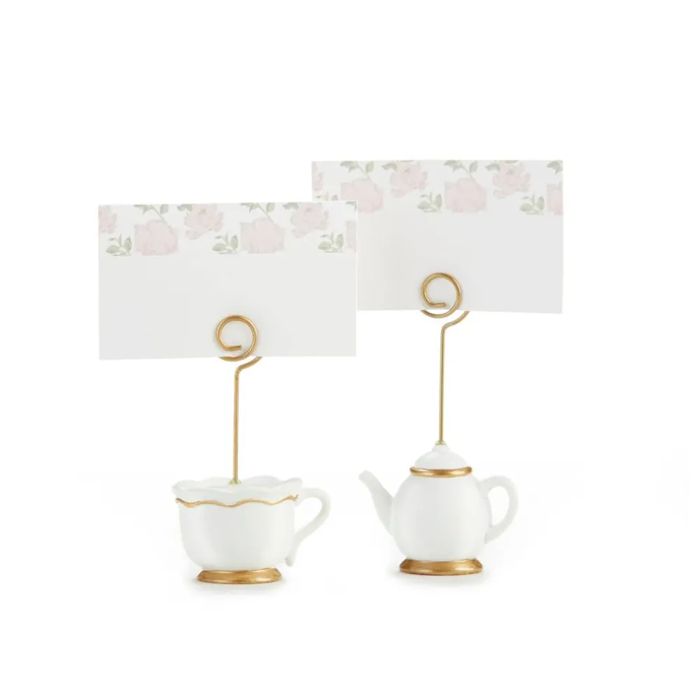 Kate Aspen® Tea Time Whimsy Place Card Holder, 6ct.