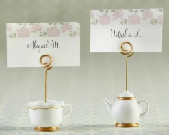 Kate Aspen® Tea Time Whimsy Place Card Holder, 6ct.