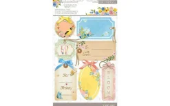 K&Co Antique Garden Tags Ribbon Accents