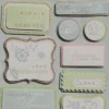 K & Company Wedding Tags Grand Adhesions Dimensional Stickers