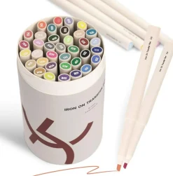 KearingĀ® Iron On Transfer Markers | 3.5mm Heat Transfer Pens for Fabric Craft, Personalized tShirt, Embroidery Drafting & Custom DIY Design