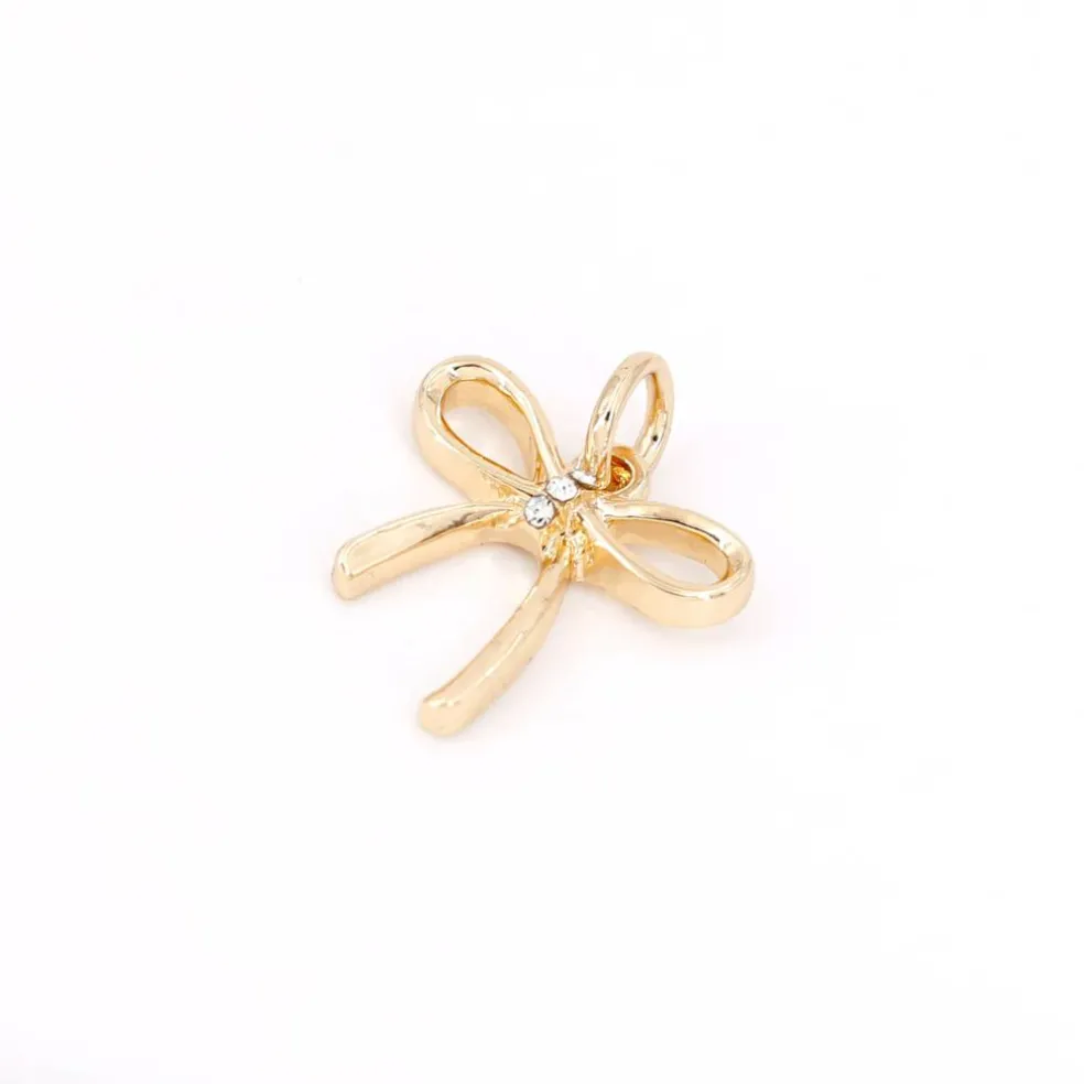 14K Gold-Plated Bow Charm by Bead Landing™