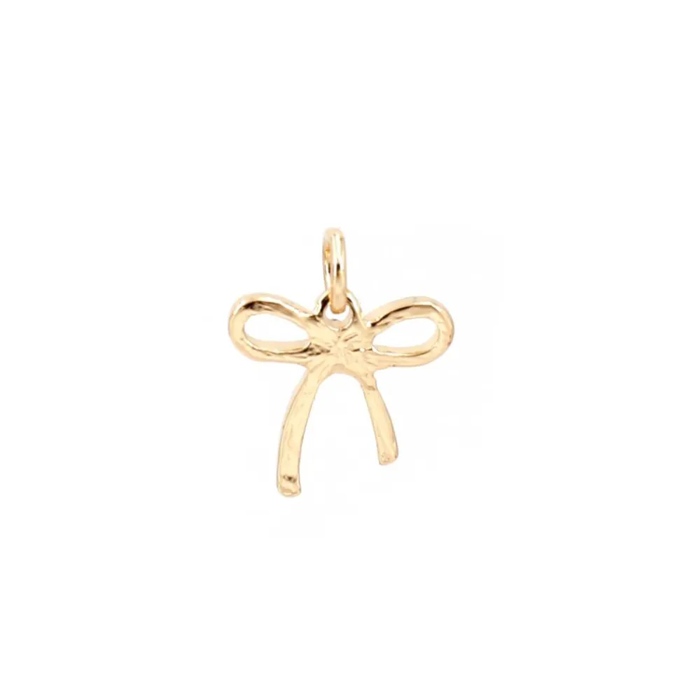 14K Gold-Plated Bow Charm by Bead Landing™