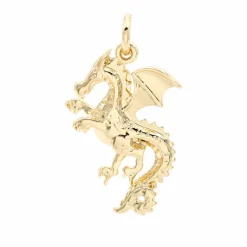 14K Gold Plated Dragon Charm by Bead Landing™
