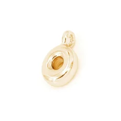 14K Gold Plated Metal Bubble Letter Charm by Bead Landing™