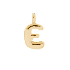 14K Gold Plated Metal Bubble Letter Charm by Bead Landing™
