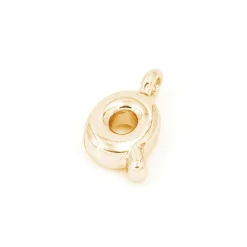 14K Gold Plated Metal Bubble Letter Charm by Bead Landing™