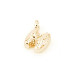 14K Gold Plated Metal Bubble Letter Charm by Bead Landing™