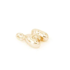 14K Gold Plated Metal Bubble Letter Charm by Bead Landing™