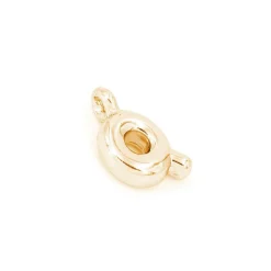 14K Gold Plated Metal Bubble Letter Charm by Bead Landing™