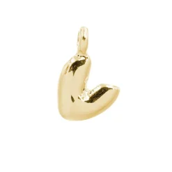14K Gold Plated Metal Bubble Letter Charm by Bead Landing™