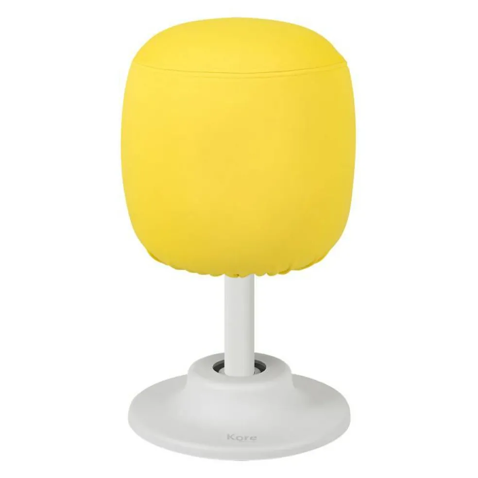 Kids Adjustable Pivot Stool, Tall, 16.5" to 21", Yellow