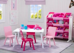 Kids Storage Organizer With 12 Plastic Bins