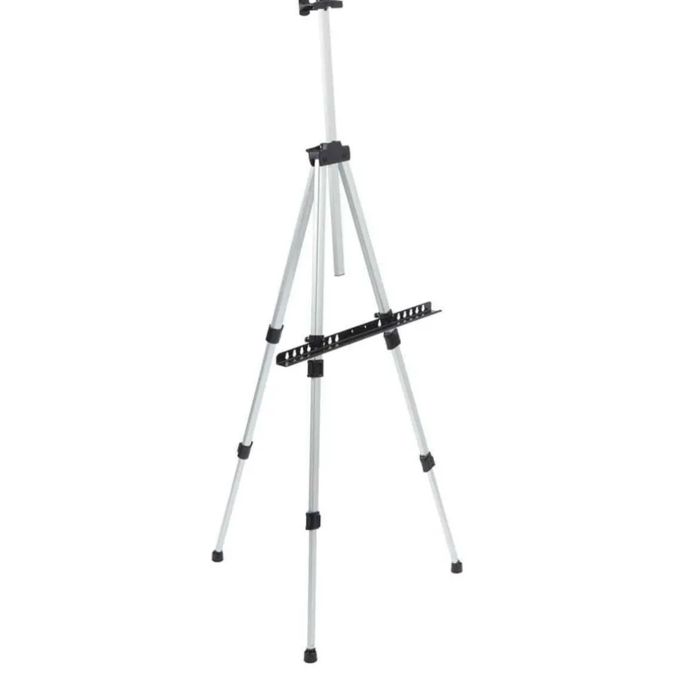 KINGART® Aluminum Tripod Artist Field & Display Easel, 66" Stand
