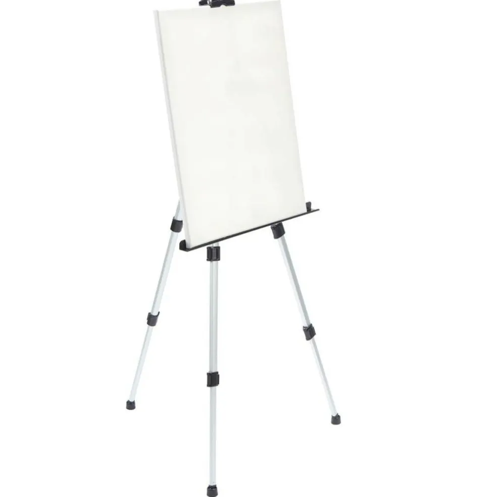 KINGART® Aluminum Tripod Artist Field & Display Easel, 66" Stand