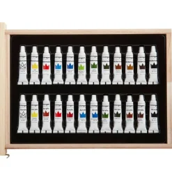 KINGART® Mixed Media Art Set, Table-Top Sketchbox Easel, 105 Pcs.