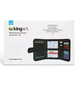 KINGART® Sketching & Drawing Travel Set, 25 pc