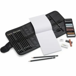 KINGART® Sketching & Drawing Travel Set, 25 pc