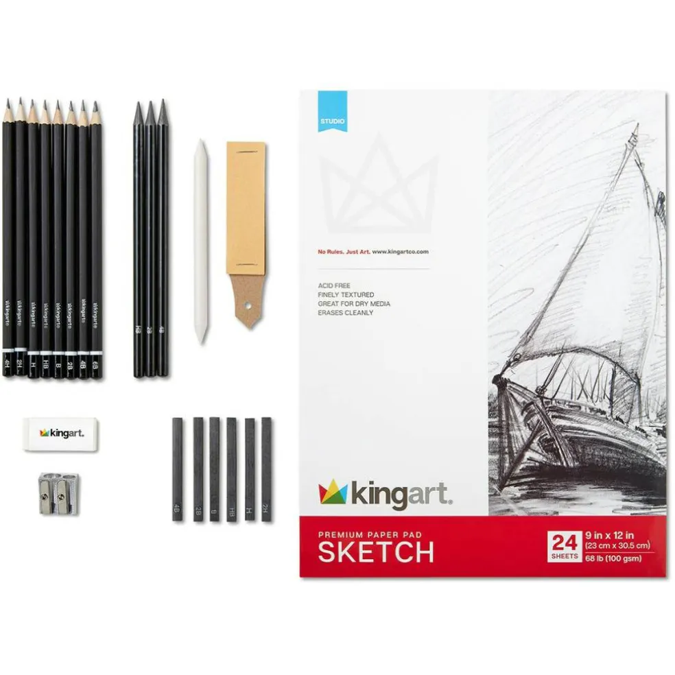 KINGART® Sketching Set 22 pcs