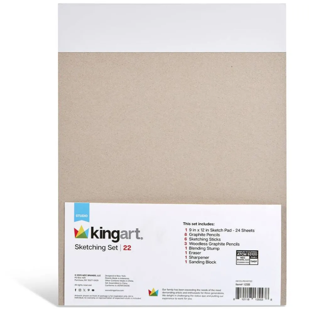 KINGART® Sketching Set 22 pcs
