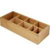 Kitchen Details 8-Compartment Bamboo Caddy