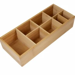 Kitchen Details 8-Compartment Bamboo Caddy