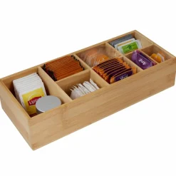 Kitchen Details 8-Compartment Bamboo Caddy