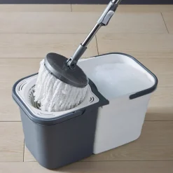 Kitchen Details 360 Deluxe Self-Wringing Mop with Detachable Bucket