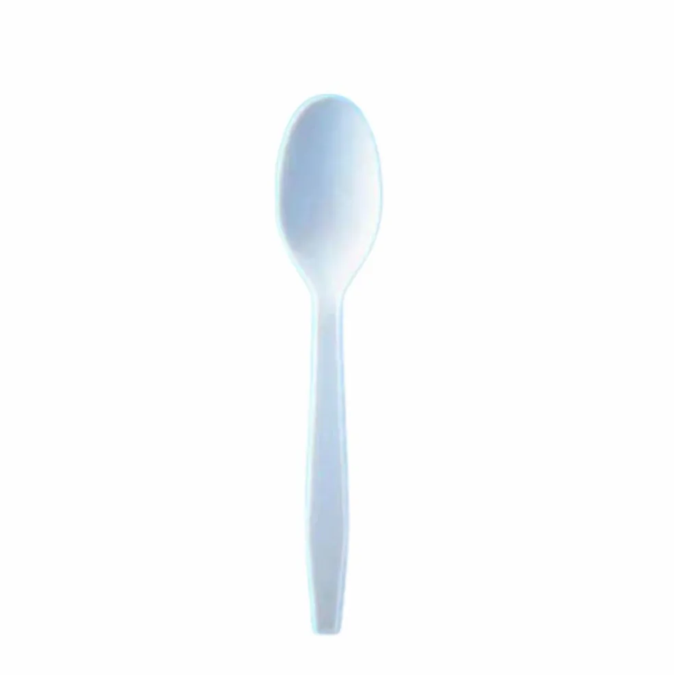 Kitcheniva Disposable White Plastic Spoons For Party