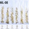 Kitcheniva 3D Ocean Rivets Gold Rhinestones Nail Art Decoration
