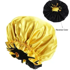 Kitcheniva Double Sided Satin Night Sleep Head Cover With Elastic Band