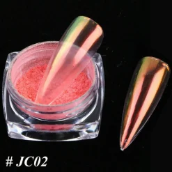 Kitcheniva Glitter Holographic Mirror Nail Art Powder