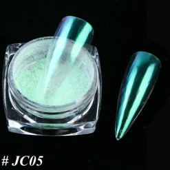 Kitcheniva Glitter Holographic Mirror Nail Art Powder