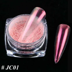 Kitcheniva Glitter Holographic Mirror Nail Art Powder
