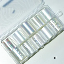 Kitcheniva Holographic Nail Foils DIY Sticker Set of 10