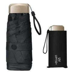 Kitcheniva Mini Portable Pocket Umbrella for Rain and Sun UV Protection