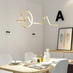 Kitcheniva Modern Island Pendant Lamp Chandelier With Remote