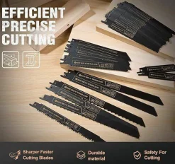 Kitcheniva Reciprocating Saw Blades 32 Pcs Pruner Saw Metal Wood Blades