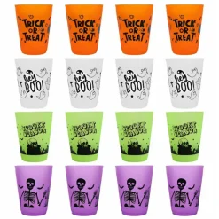 Kitcheniva Reusable Plastic Halloween Party Cups 16 Pcs