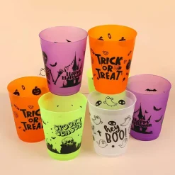 Kitcheniva Reusable Plastic Halloween Party Cups 16 Pcs
