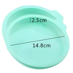 Kitcheniva 6" Silicone Bakeware Round Cake Pan 2 Pcs