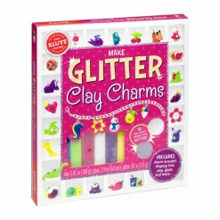 Klutz® Make Glitter Clay Charms Kit
