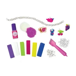 Klutz® Make Glitter Clay Charms Kit